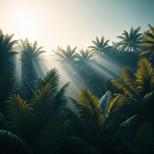 Lush jungle mist